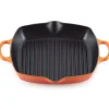 Dyp grillpanne støpejern 30 cm volcanic