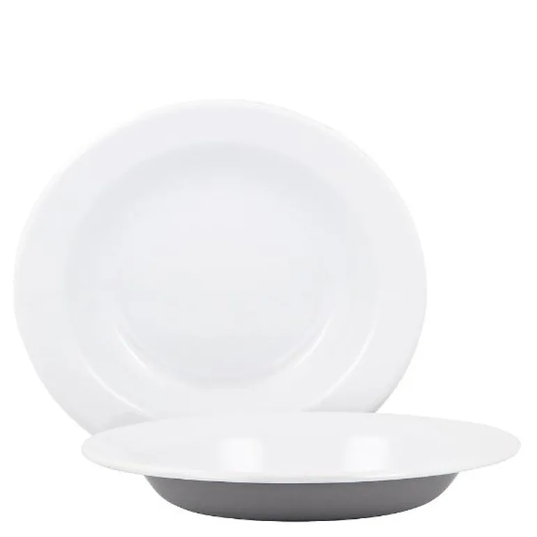 Dyp tallerken 22 cm grå