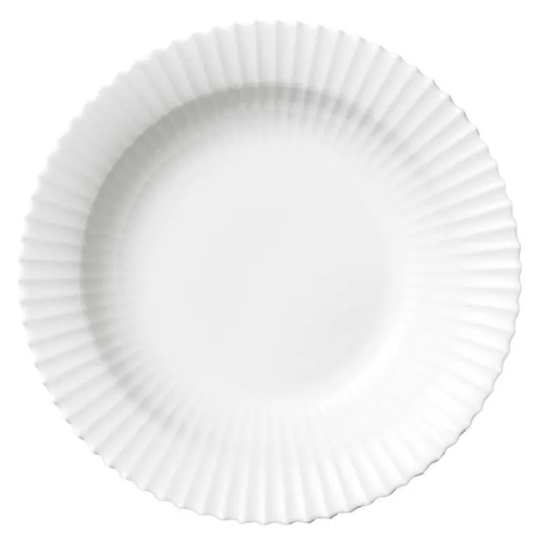 Dyp tallerken 21 cm hvit