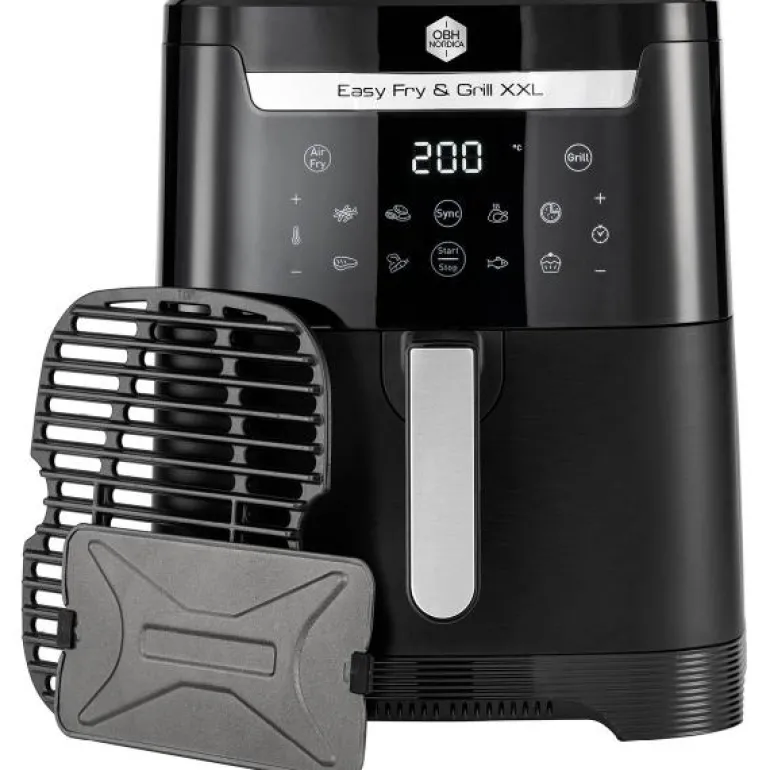 Easy Fry & Grill XXL 2-i-1 airfryer AG8018S0 svart