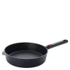 Eco logic qxr sautèpanne 28 cm avtagbart håndtak svart