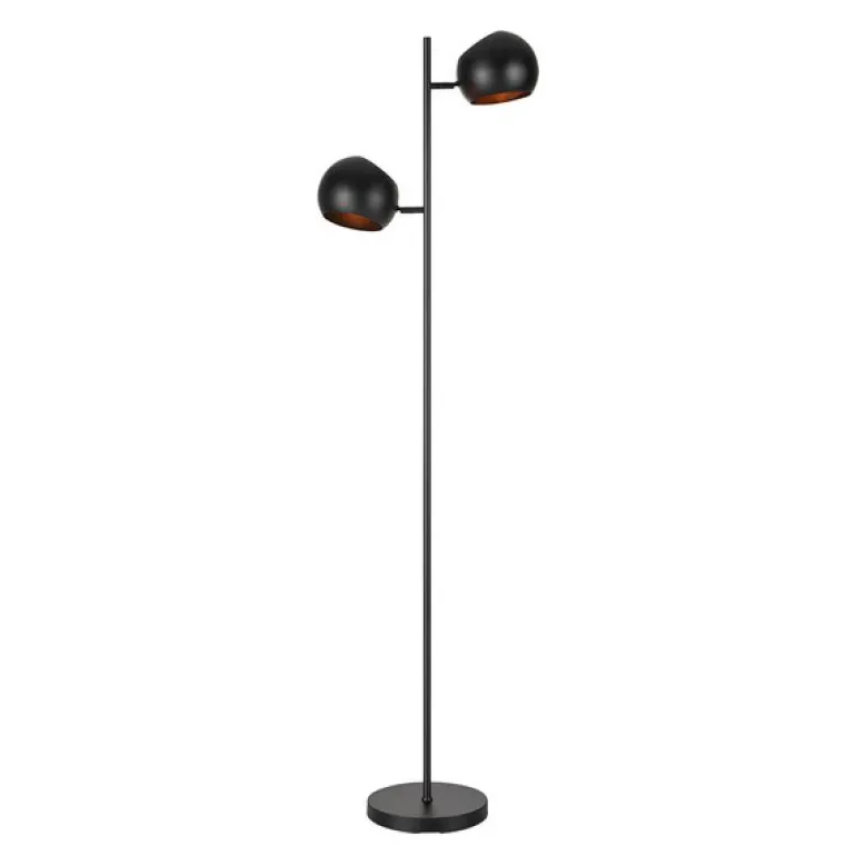 Edgar gulvlampe 145 cm svart