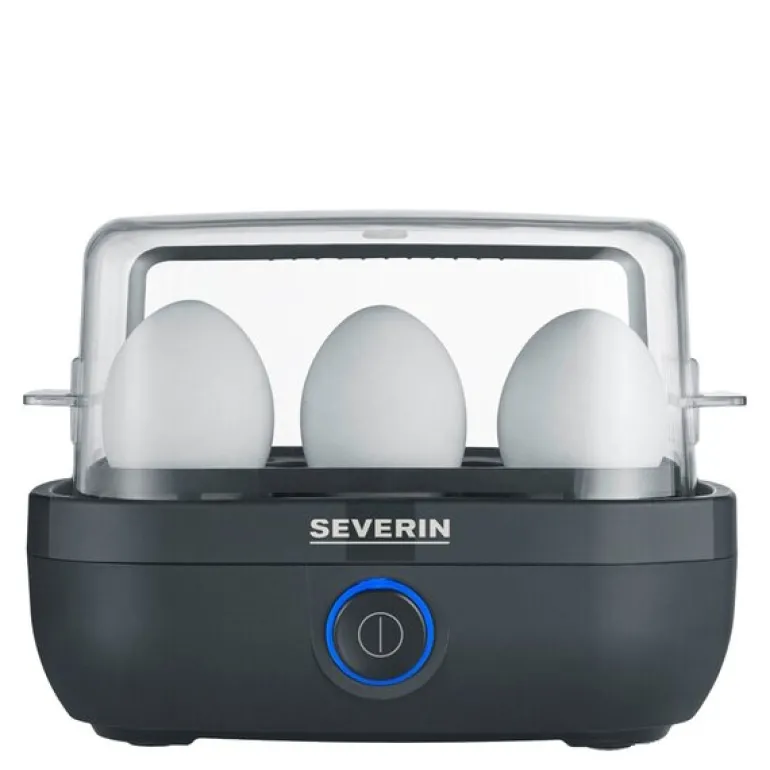 Eggkoker 1 til 6 egg svart