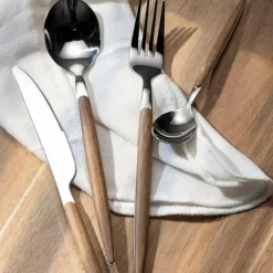 Eik teskje 14 cm natur/blank