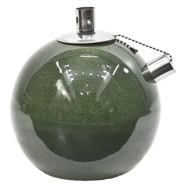 Elda oljelampe 15 cm irish green