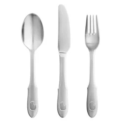 Elephant bestikksett 3 deler blank