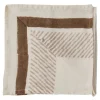 Ella serviett 50x50 cm brun