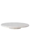 Ellin roterende fat 35,5 cm marmor hvit