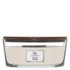 Ellipse duftlys white teak