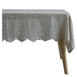 Eloise duk 220x160 cm mørk sand