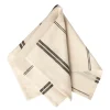 Elsa servietter 45 cm 2 stk natur/svart