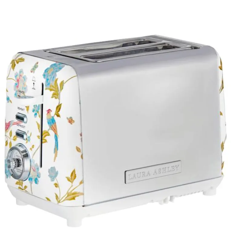 Elveden brødrister 2 skiver white/silver