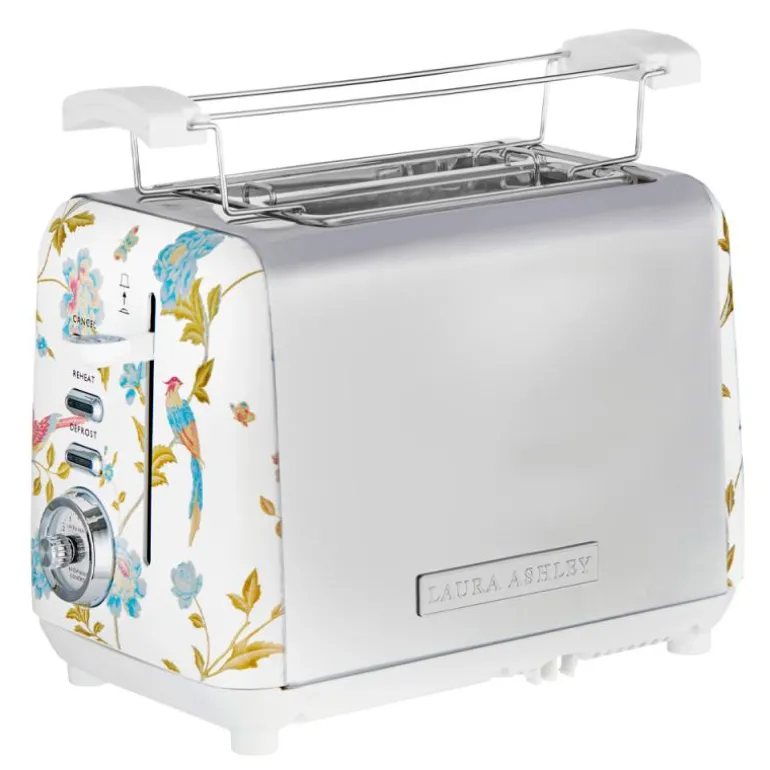 Elveden brødrister 2 skiver white/silver