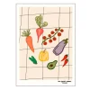 Engberg Studio poster 30x40 cm farmers market veggies