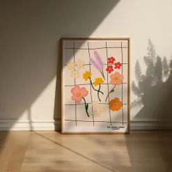 Engberg Studio poster 30x40 cm farmers market flowers