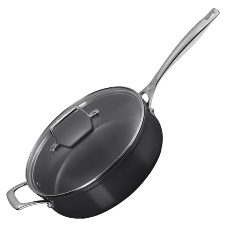 ENSC traktørpanne med glasslokk 4L 26 cm black