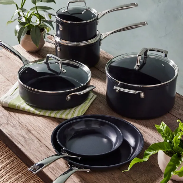 ENSC traktørpanne med glasslokk 4L 26 cm black