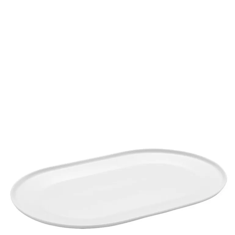 ENSO ovalt fat 35x22 cm super white