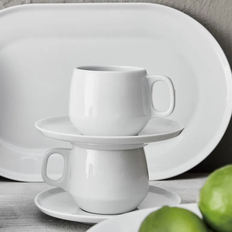 ENSO ovalt fat 35x22 cm super white