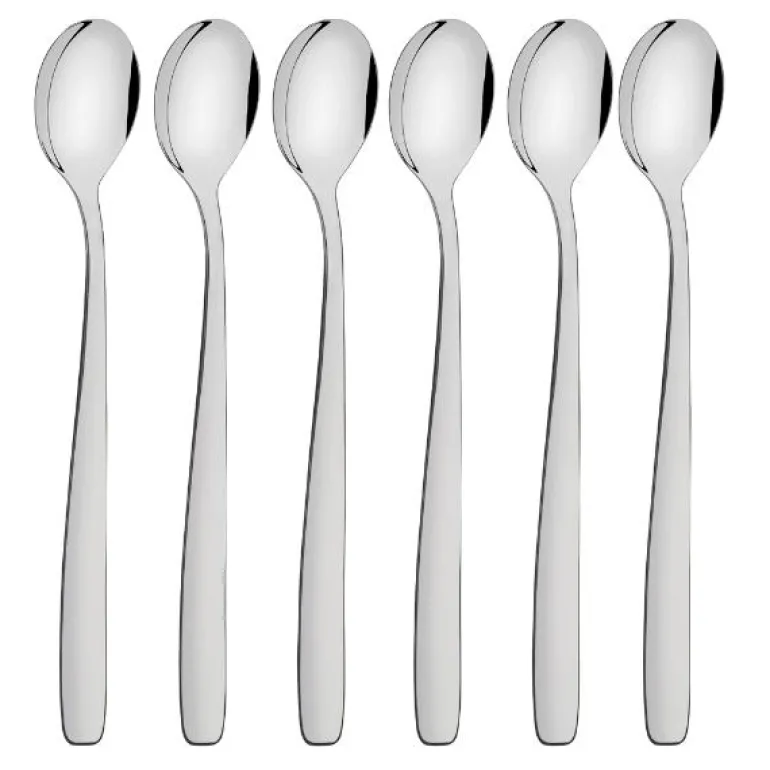 Essentials latteskje 6 stk blank