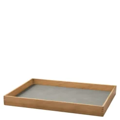 Even teak brett 27,9x35,9 cm nupo lys grå