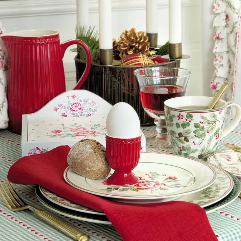 Everyday Alice eggeglass 6,5 cm dark red