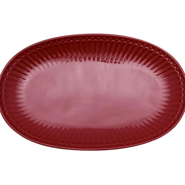 Everyday Alice kakefat 23 cm dark red