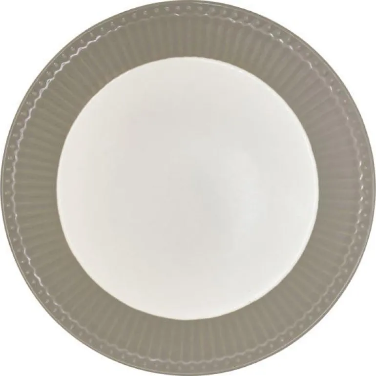 Everyday Alice tallerken 23 cm warm grey