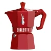 Exclusive espressokanne 3 kopper 13 cl rød