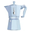 Exclusive Moka Express 6 kopper 25 cl lys blå