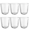 Facet drikkeglass 27 cl 6 stk