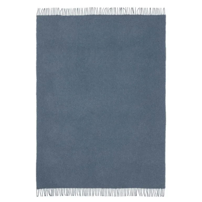 Falketind ullpledd 120x180 cm blå
