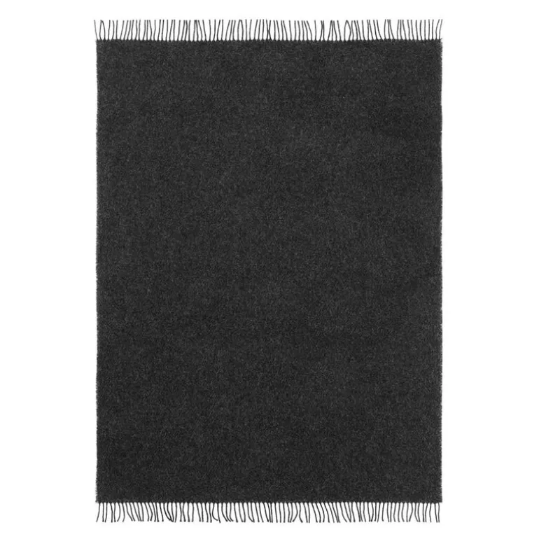 Falketind ullpledd 120x180 cm koksgrå