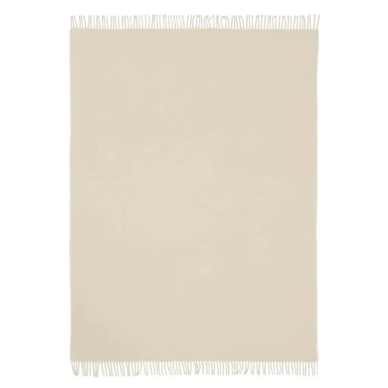 Falketind ullpledd 120x180 cm offwhite