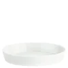 Fat ovalt stort 36 cm hvit
