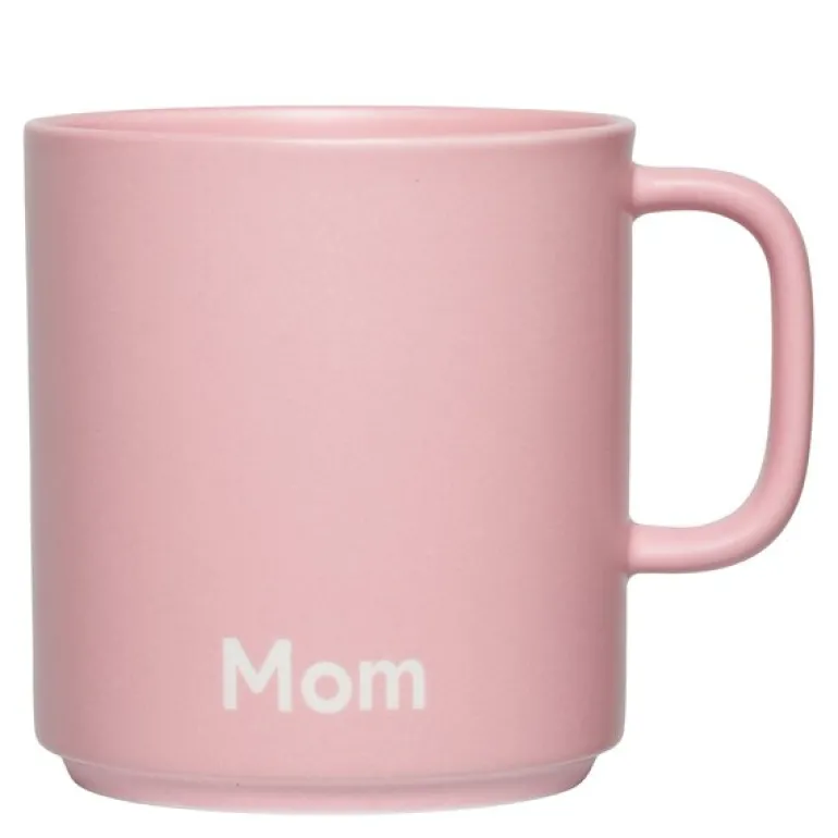 Favourite kopp med hank MOM 25 cl creole pink