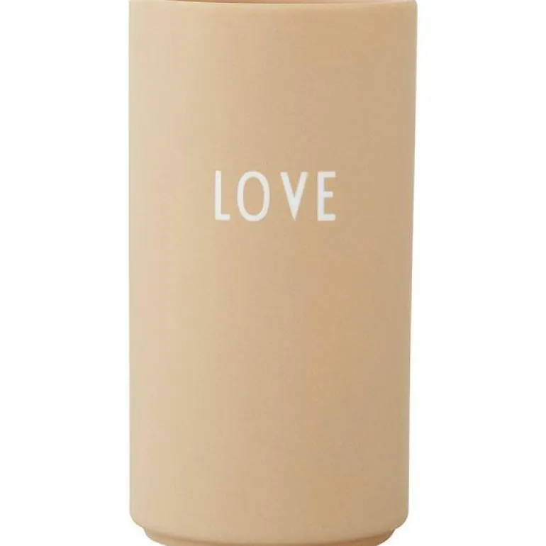 Favourite vase 15 cm love beige