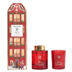 Ferano gavesett diffuser og duftlys juleduft 6,7x6,7x24 cm