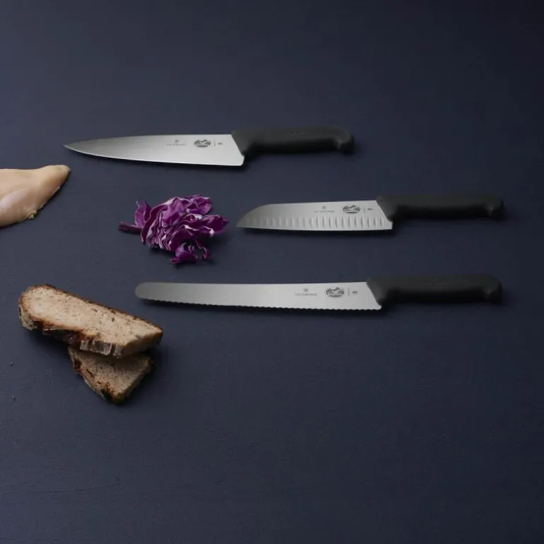 Fibrox slaktekniv 18 cm svart