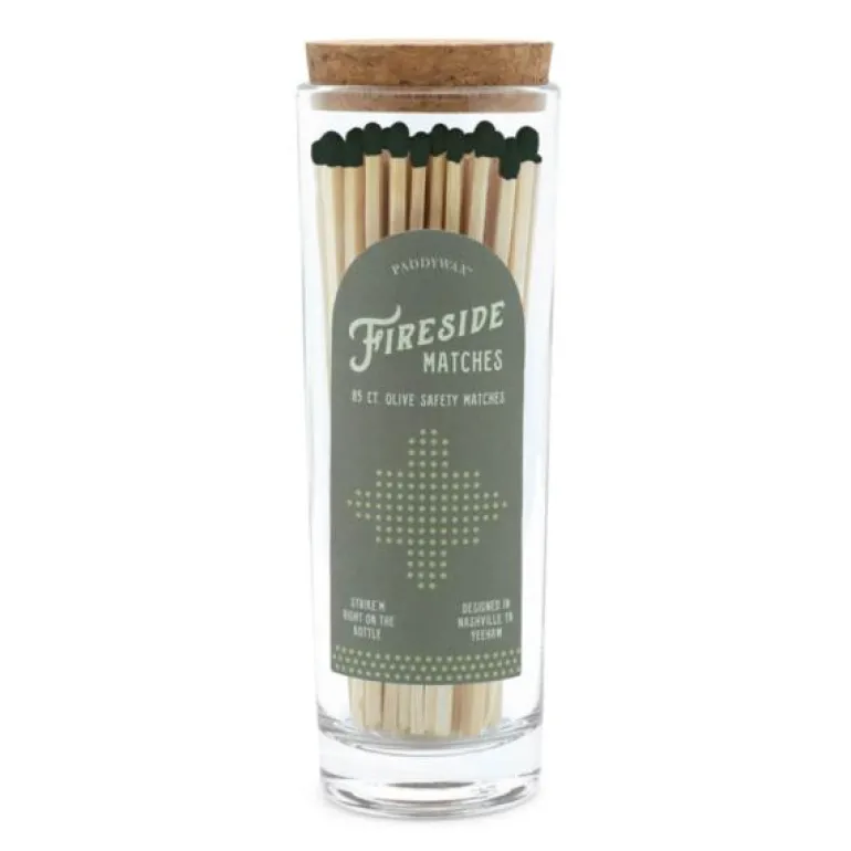 Fireside safety fyrstikker olive green