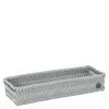 Fit lang oppbevaringskurv 39x12x7 cm eucalyptus