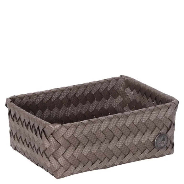 Fit liten oppbevaringskurv 18x12x7 cm dark grey