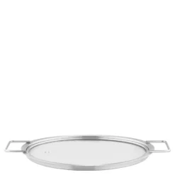 Flatt lokk glass 24 cm