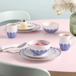 Fleur bleu frokostbolle 14 cm 43 cl blå