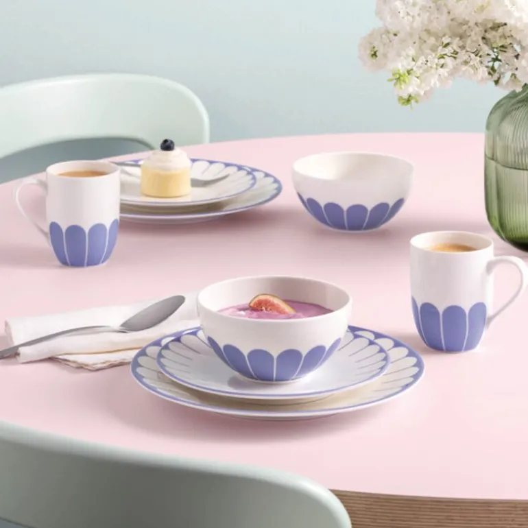 Fleur bleu frokostbolle 14 cm 43 cl blå