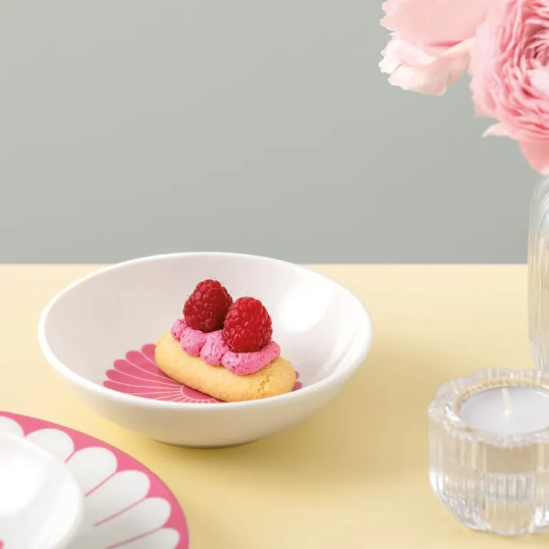Fleur cassis dessertskål 13 cm 11 cl rosa