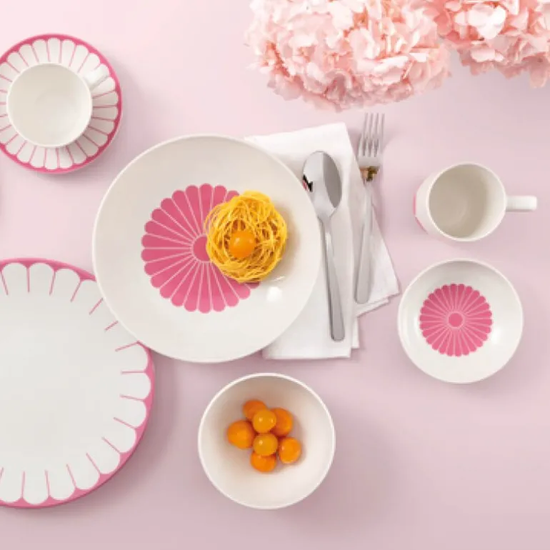 Fleur cassis dessertskål 13 cm 11 cl rosa