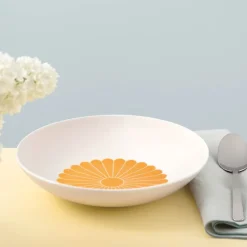 Fleur soleil pastaskål 24 cm 62 cl gul