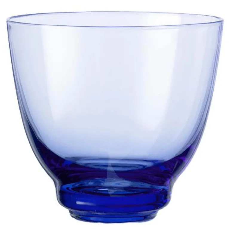 Flow vannglass 35 cl mørk blå