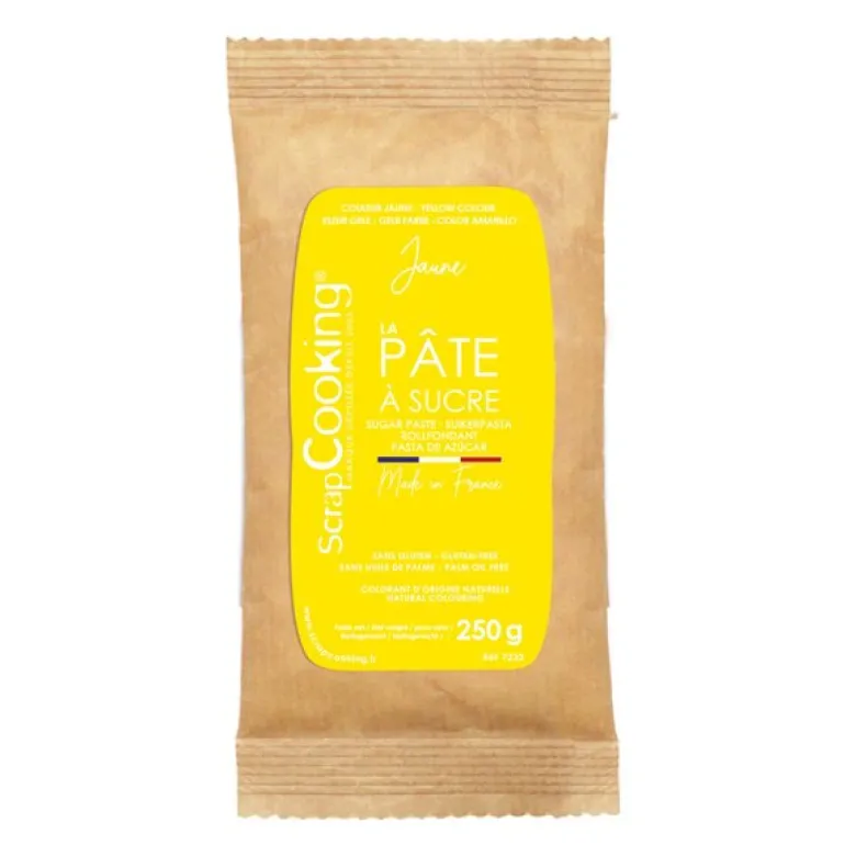 Fondant 250 g gul